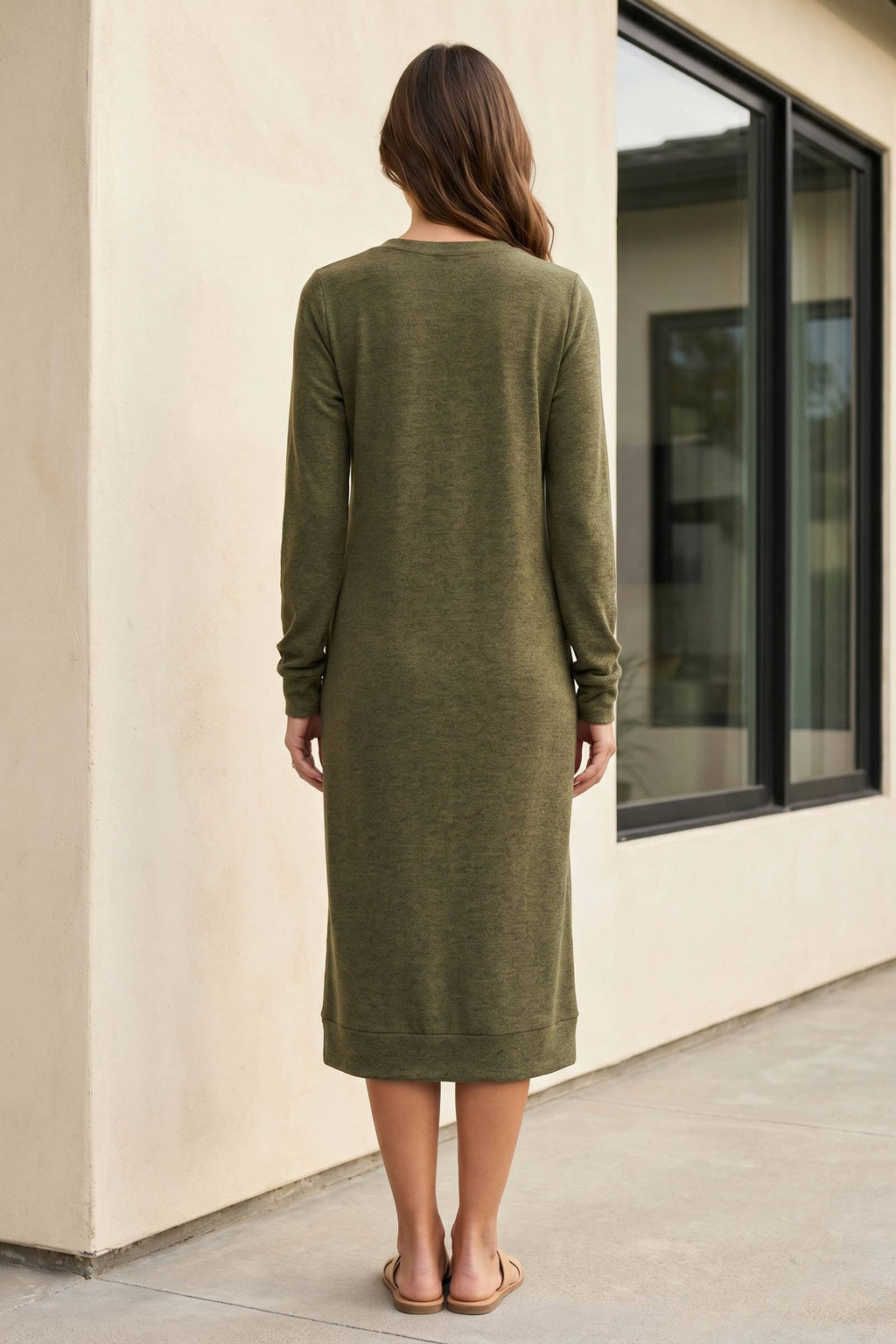 Hacci Knit Tunic Dress