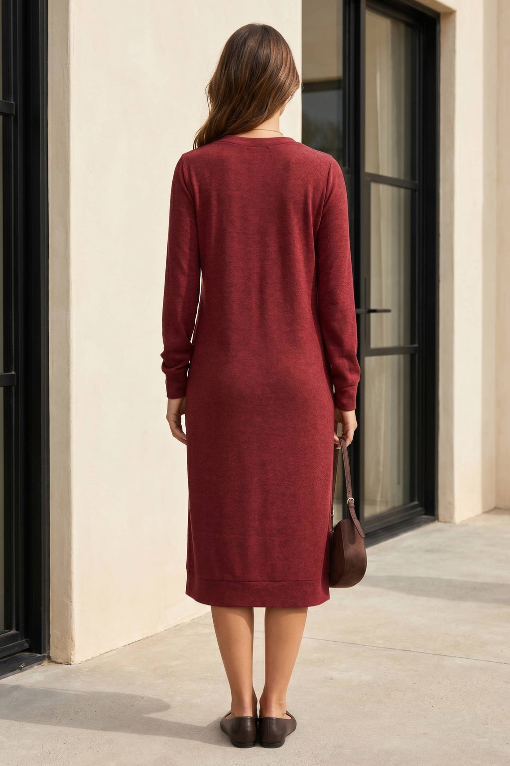 Hacci Knit Tunic Dress