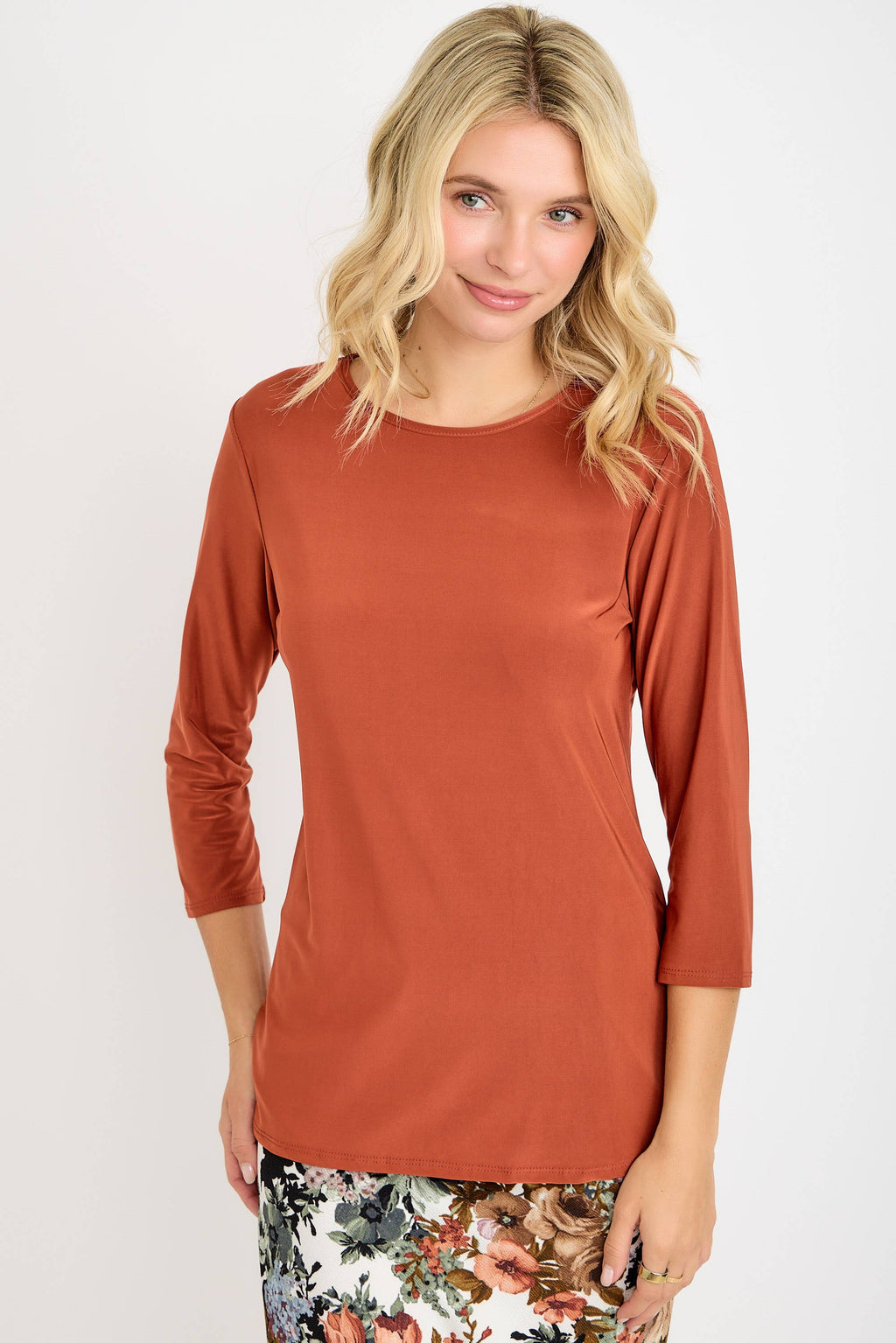 3/4 Sleeve Layering Top