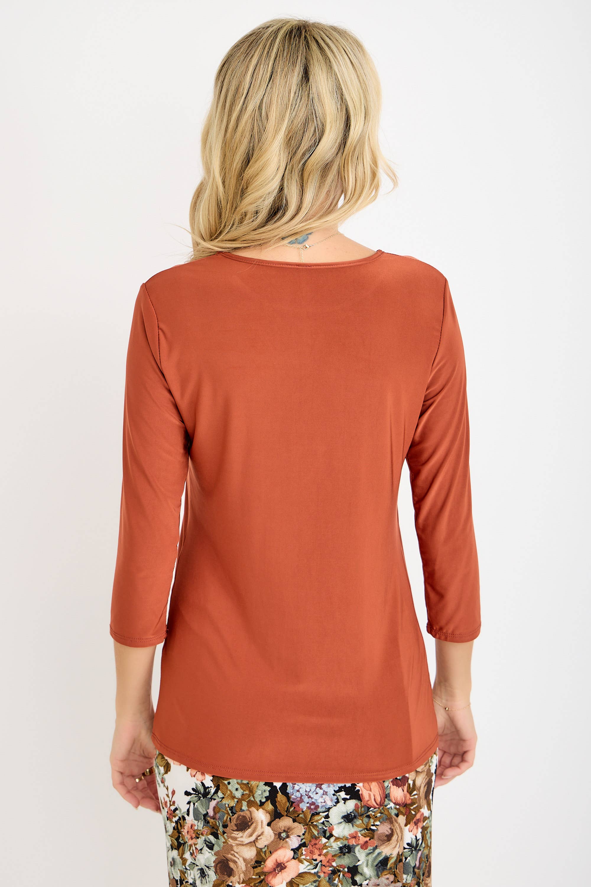 3/4 Sleeve Layering Top