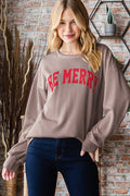 BE MERRY URBAN RIB RIBBED TOP
