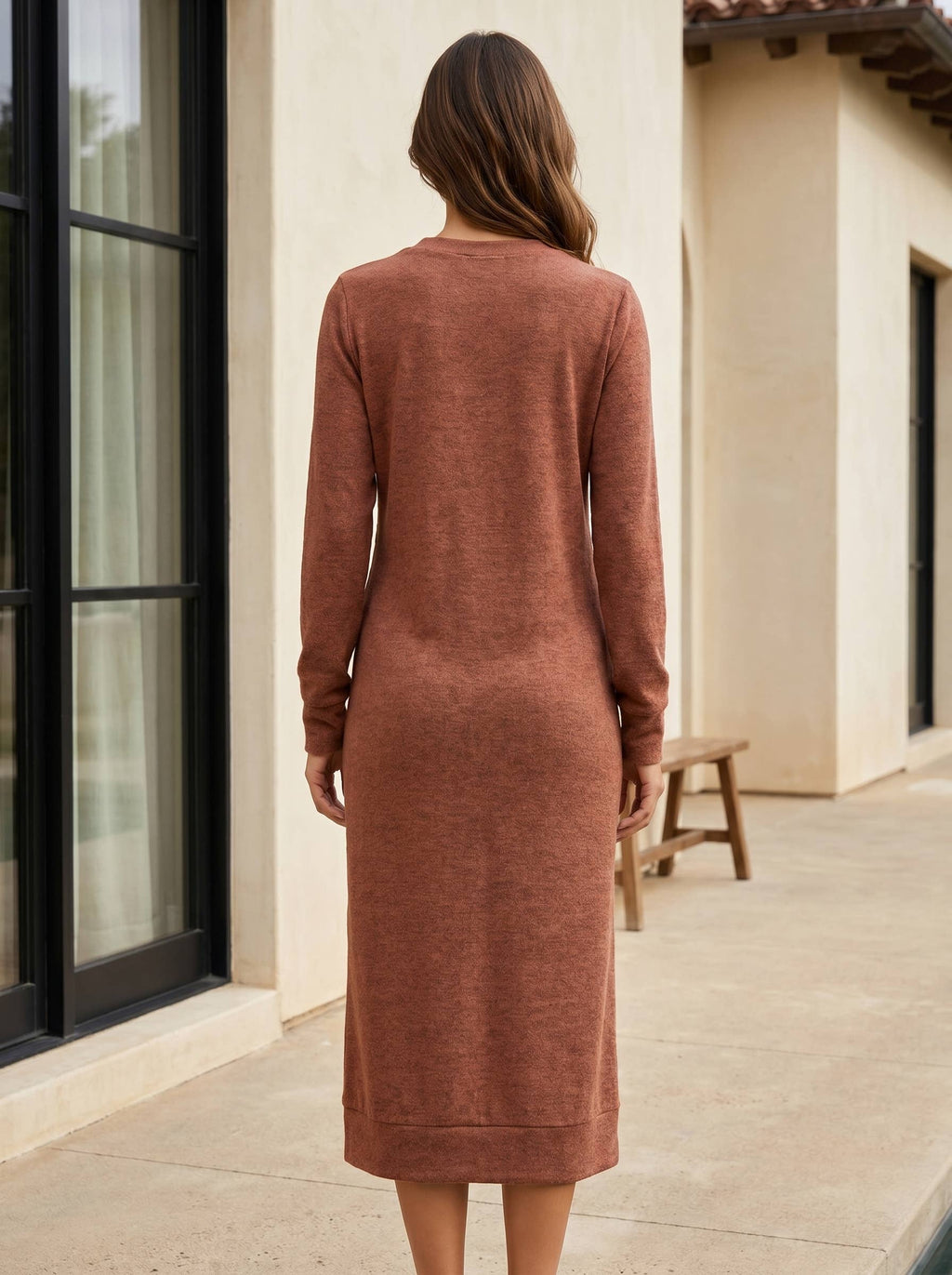 Hacci Knit Tunic Dress
