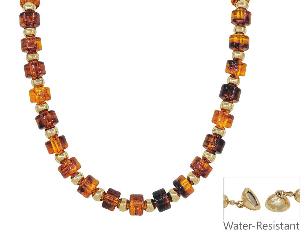 Amber Glow Tortoise Necklace