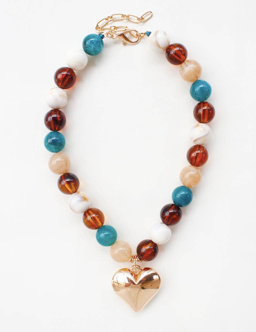 Autumn Heart Necklace