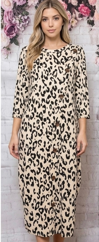 Animal Print Dress