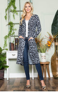Gracefully Wild Leopard Duster