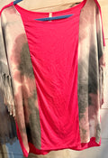 Tie Dye Fringe Top