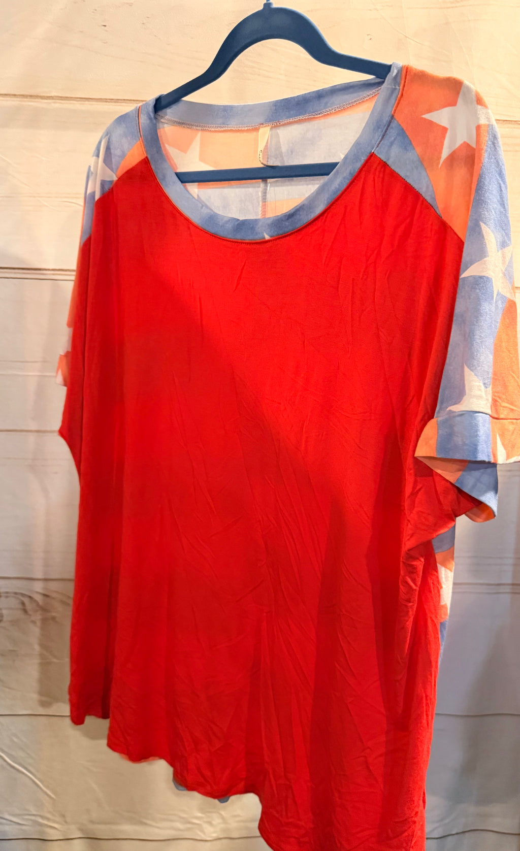 Red & Patriotic Stripe Shirt