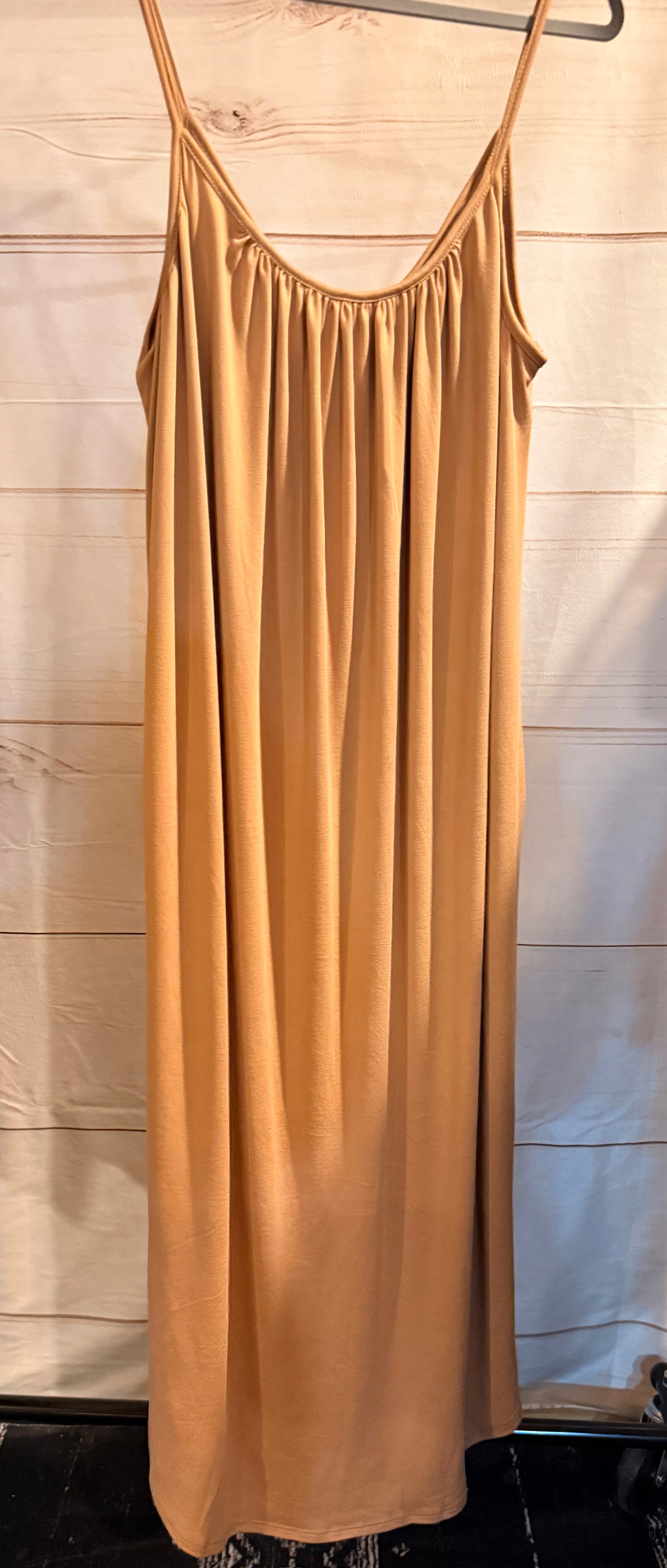 Khaki Tank Dress