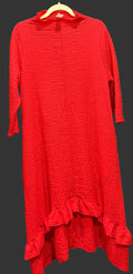Crinkle Ruffle Dress