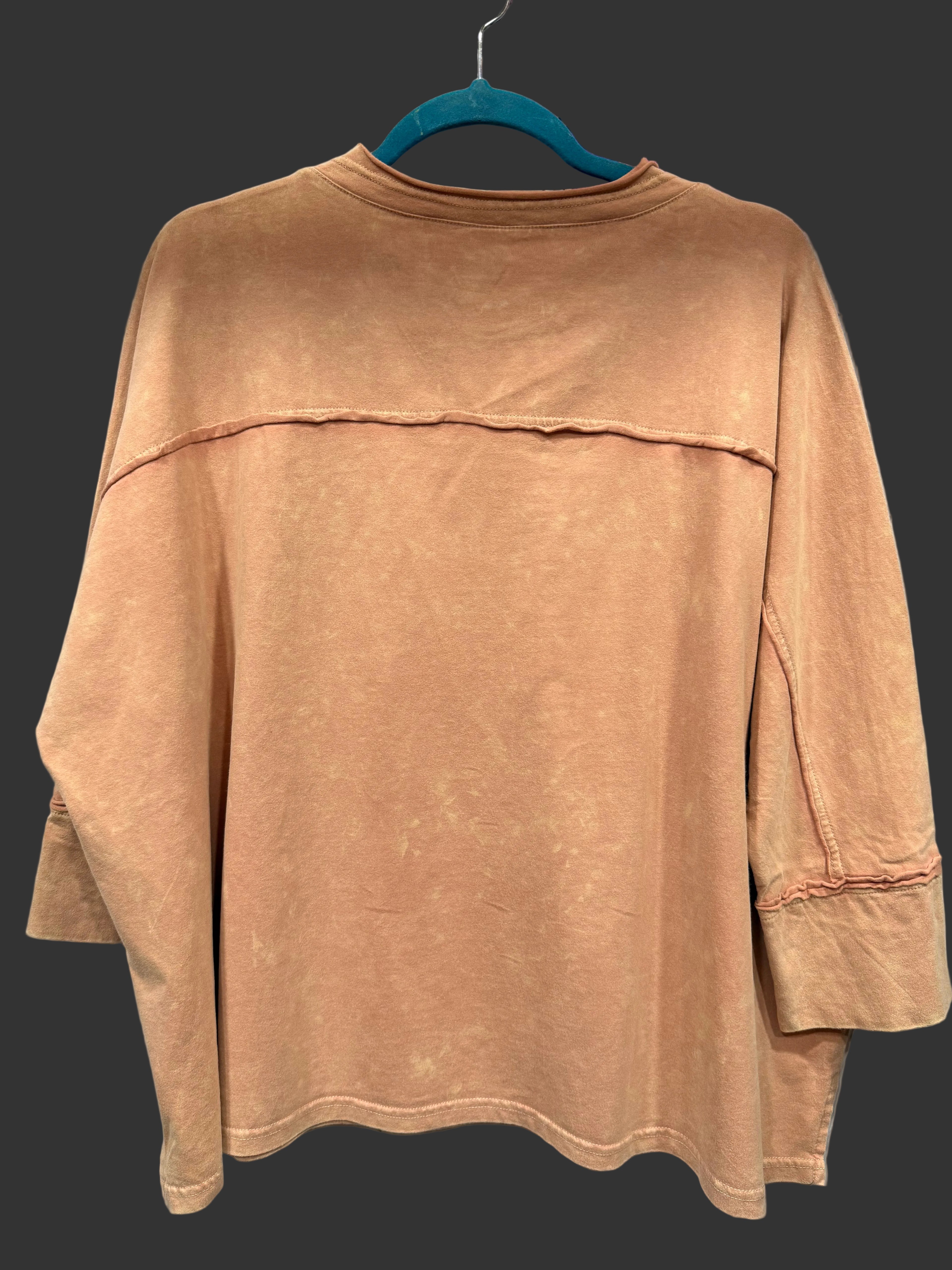 Oversized 100% Cotton Dolman Sleeve Top