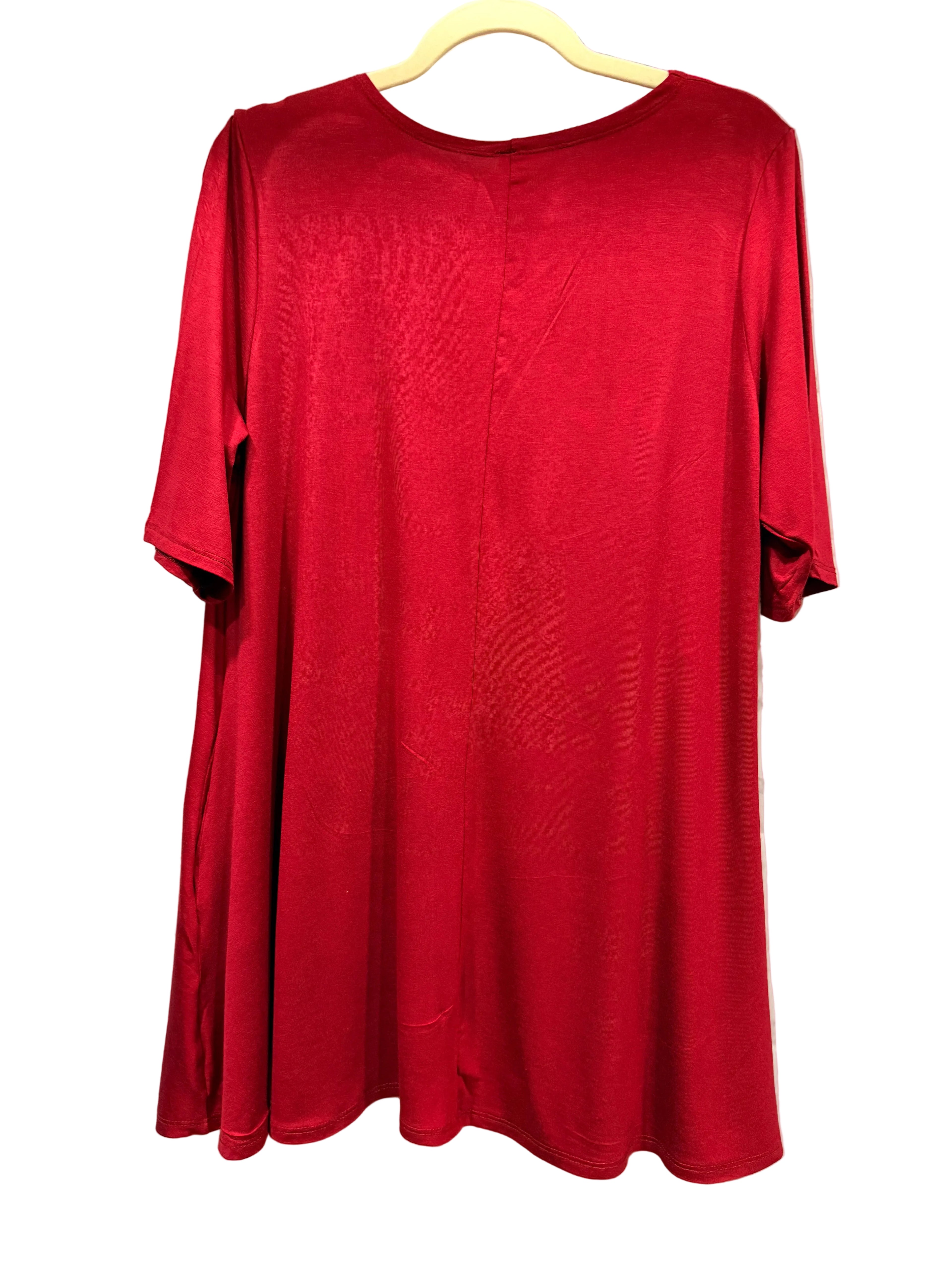 Burgundy Swing Tunic