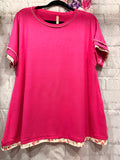 Raw Hem T-shirt