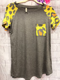 Yellow Animal Print T-Shirt