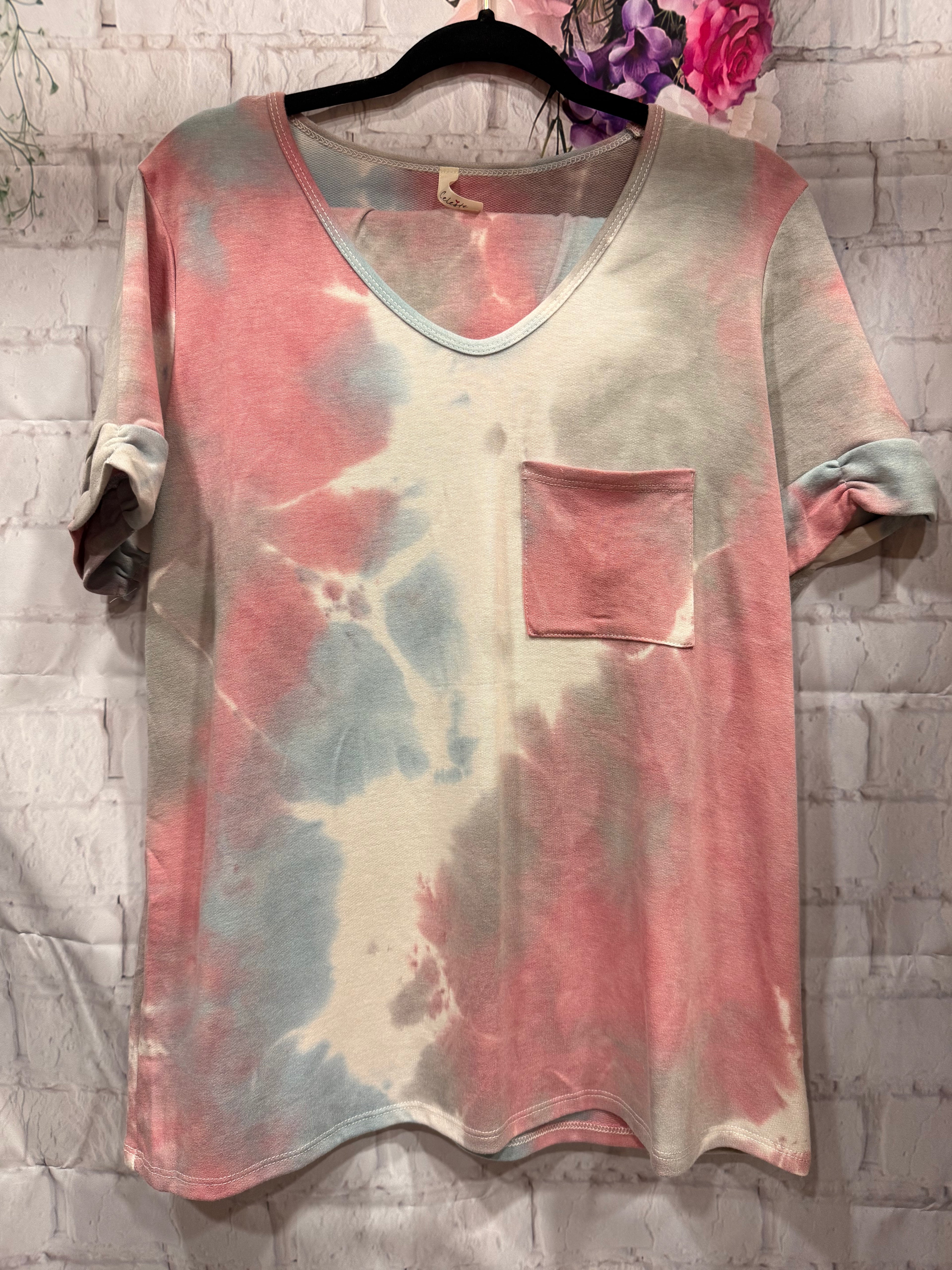 Short Sleeve Top and Shorts Lounge Set