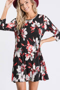 FLORAL PRINT DRESS
