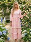 Daisy Waffle Knit Modest Dress By Celeste