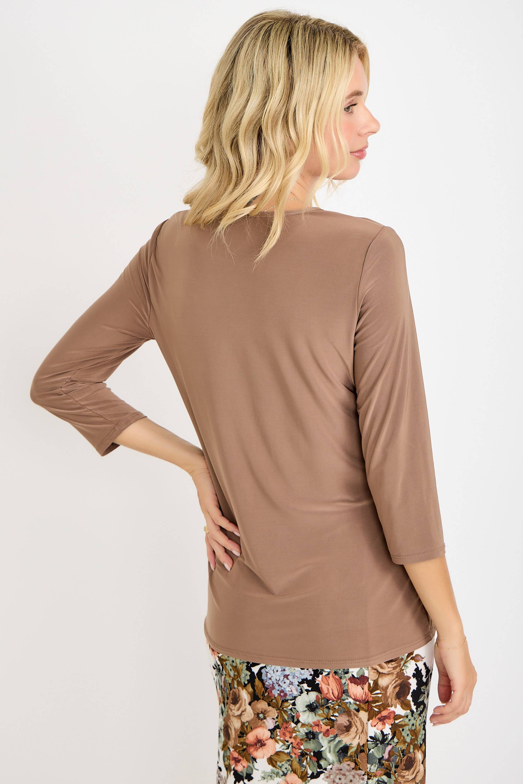 3/4 Sleeve Layering Top